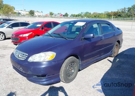 2004 Toyota Corolla S z USA, uszkodzony, nr VIN 2T1BR32E14C260735